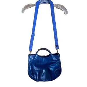 Brontibay Beautiful Royal Blue Convertible Crossbody Soft Fun Sparkly Strap